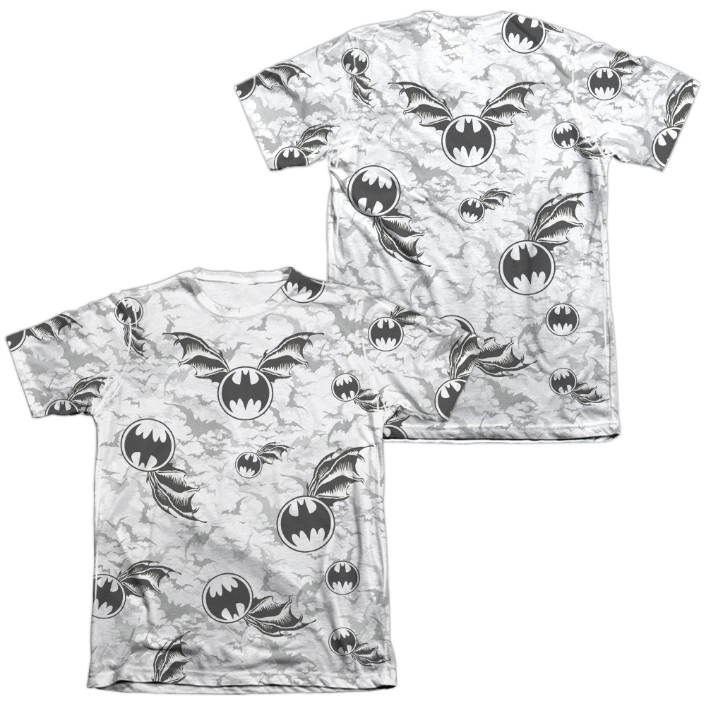 Batman Comics Bat Flight Men's Regular Fit Poly Cotton Short-Sleeve T-Shirt