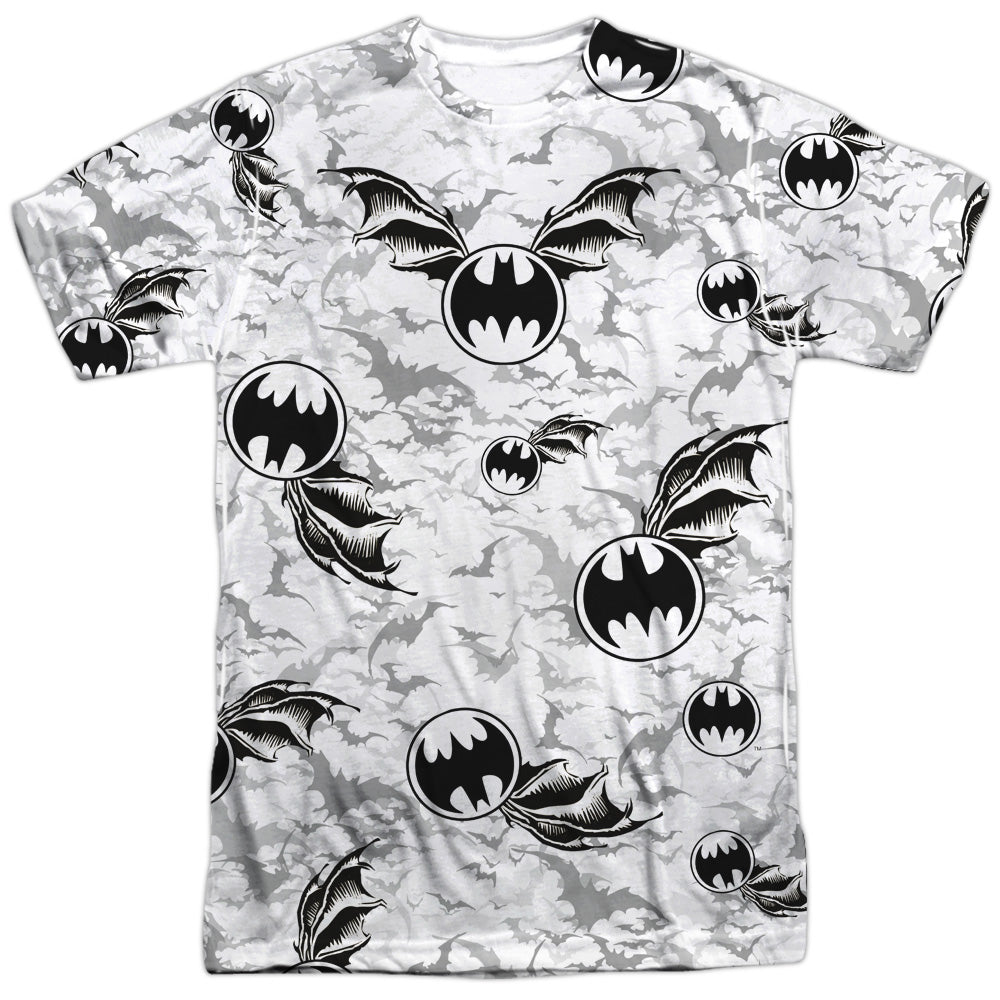 Batman Comics Bat Flight Men's Regular Fit Polyester Short-Sleeve T-Shirt