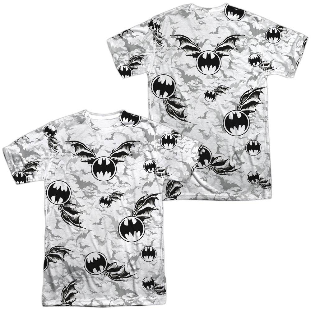 Batman Comics Bat Flight Men's Regular Fit Polyester Short-Sleeve T-Shirt