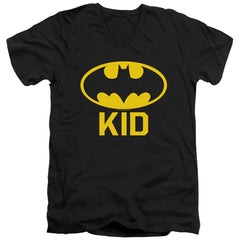 Batman Comics Bat Kid Men's 30/1 Cotton Slim V-Neck T-Shirt