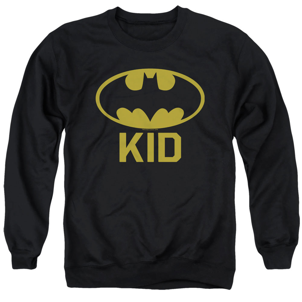 Batman Comics Bat Kid Men's Crewneck 50 50 Poly Long-Sleeve T-Shirt