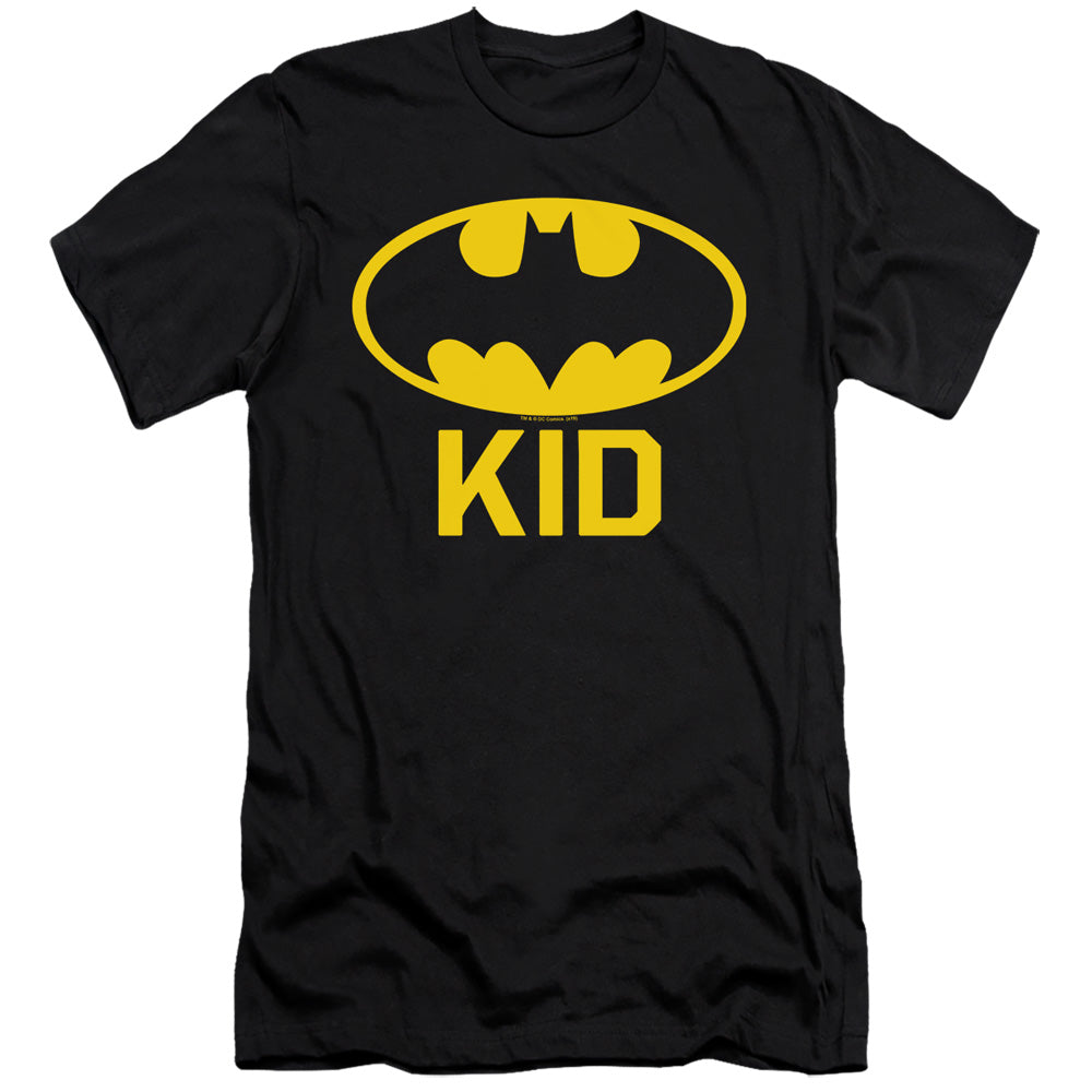 Batman Comics Bat Kid Men's Ultra-Soft 30/1 Cotton Slim Short-Sleeve T-Shirt