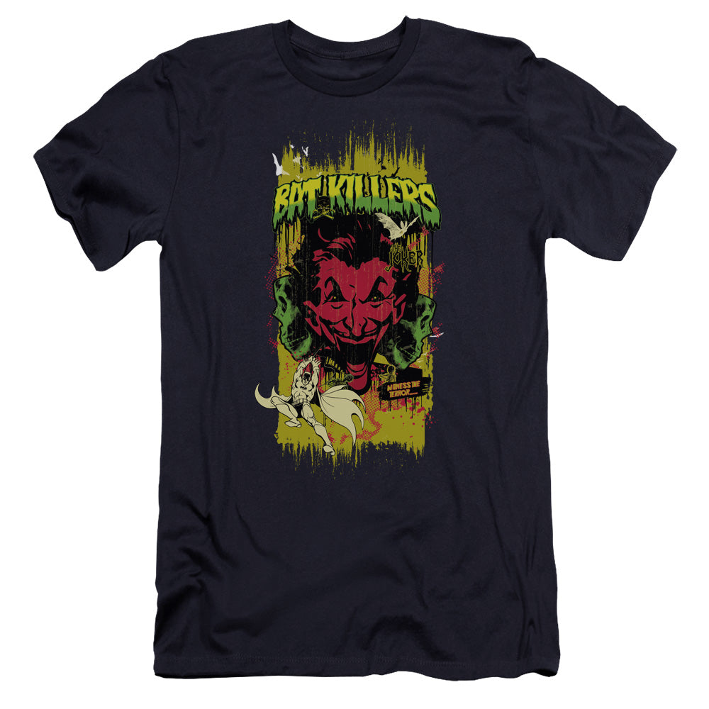 Batman Comics Bat Killers 2 Men's Ultra-Soft 30/1 Cotton Slim Short-Sleeve T-Shirt