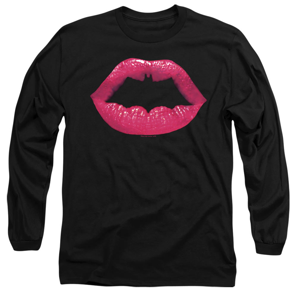 Batman Comics Bat Kiss Men's 18/1 Cotton Long-Sleeve T-Shirt