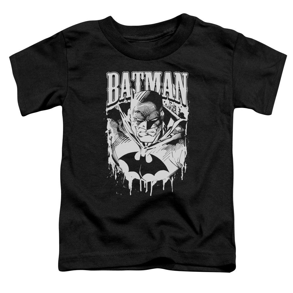 Batman Comics Bat Metal Toddler 18/1 Cotton Short-Sleeve T-Shirt