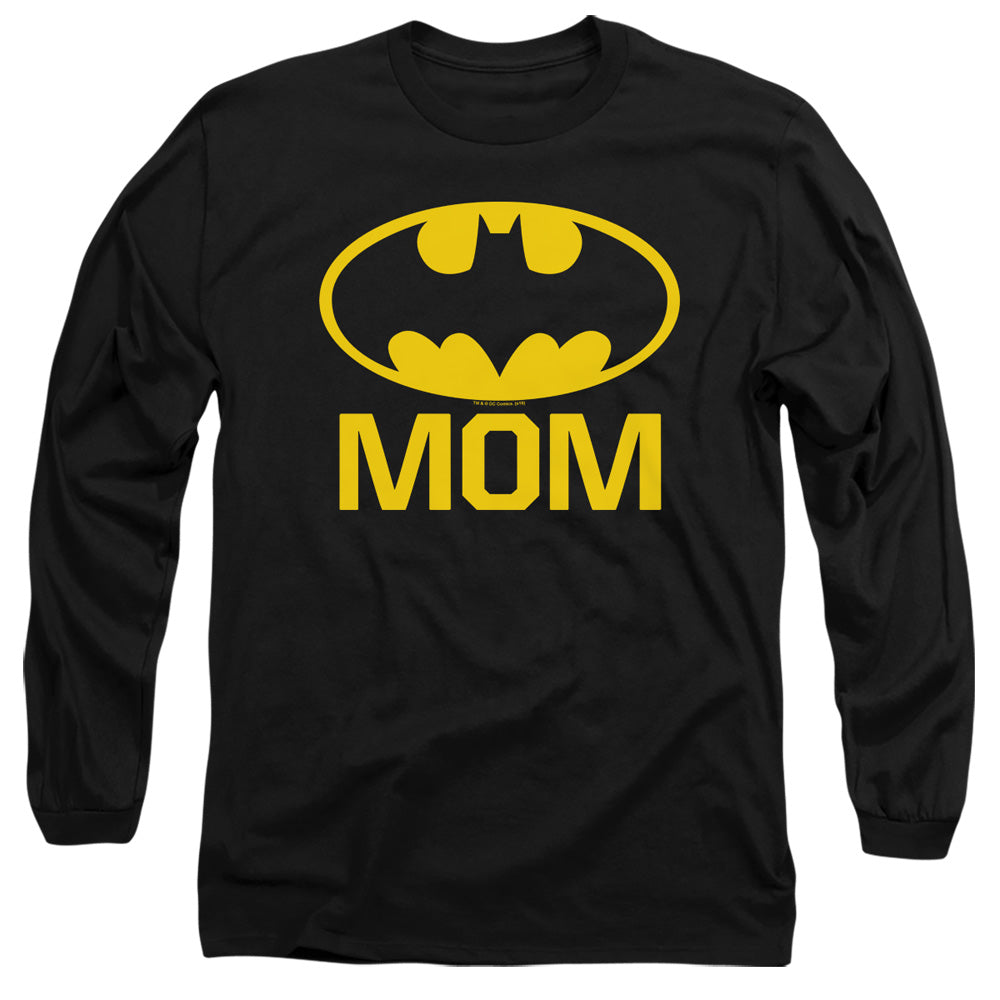 Batman Comics Bat Mom Men's 18/1 Cotton Long-Sleeve T-Shirt