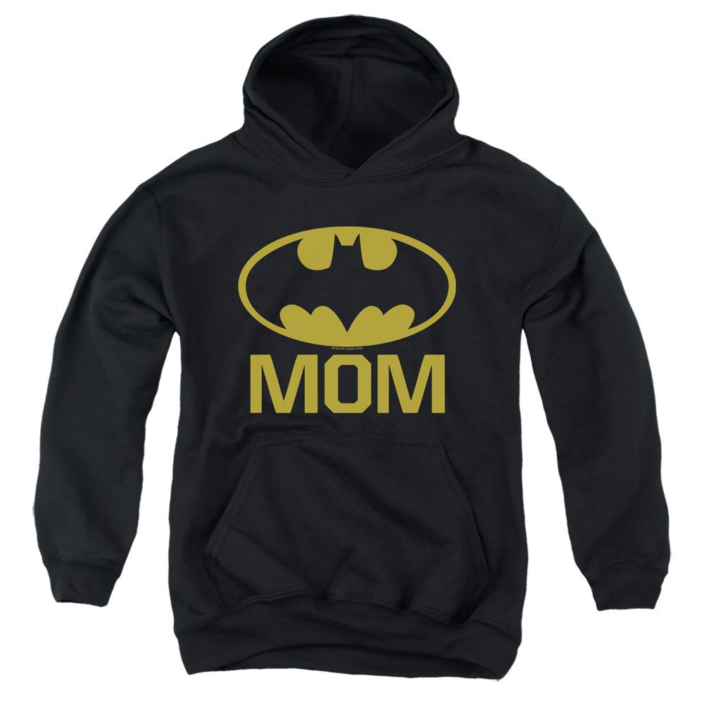 Batman Comics Bat Mom Youth Cotton Poly Pull-Over Hoodie