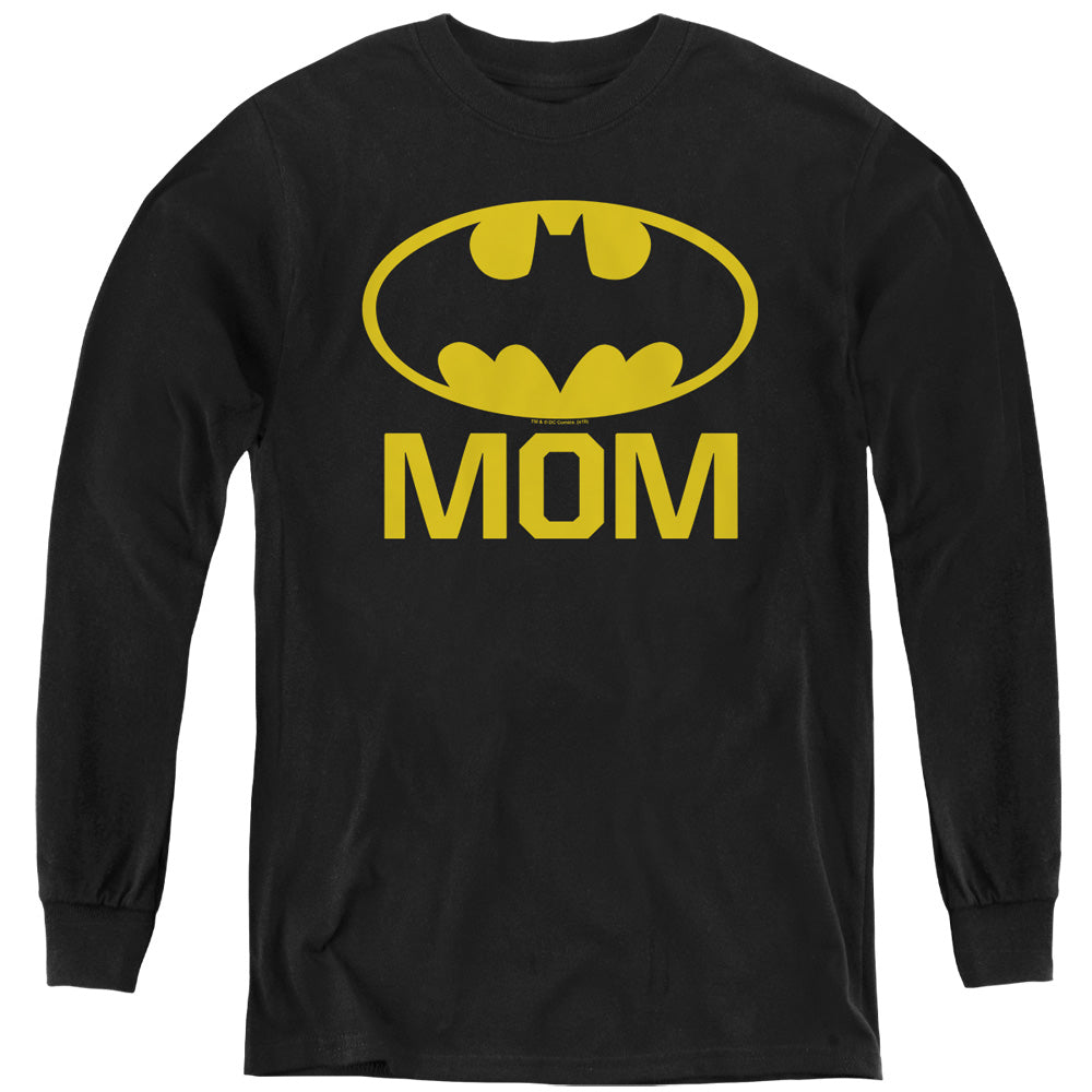 Batman Comics Bat Mom Youth Long-Sleeve T-Shirt