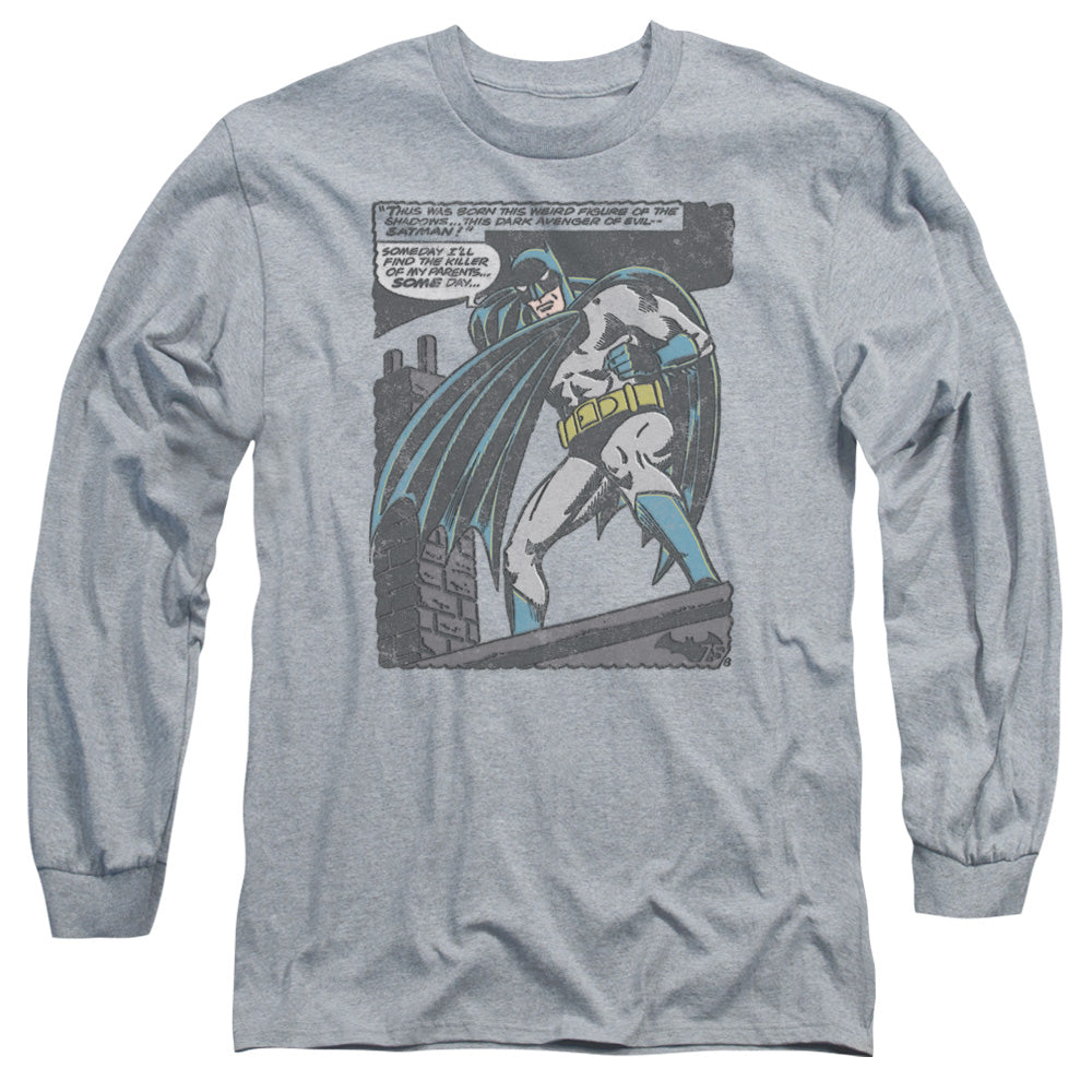 Batman Comics Bat Origins Men's 18/1 Cotton Long-Sleeve T-Shirt