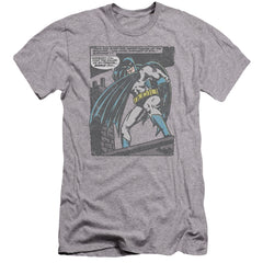 Batman Comics Bat Origins Men's Ultra-Soft 30/1 Cotton Slim Short-Sleeve T-Shirt