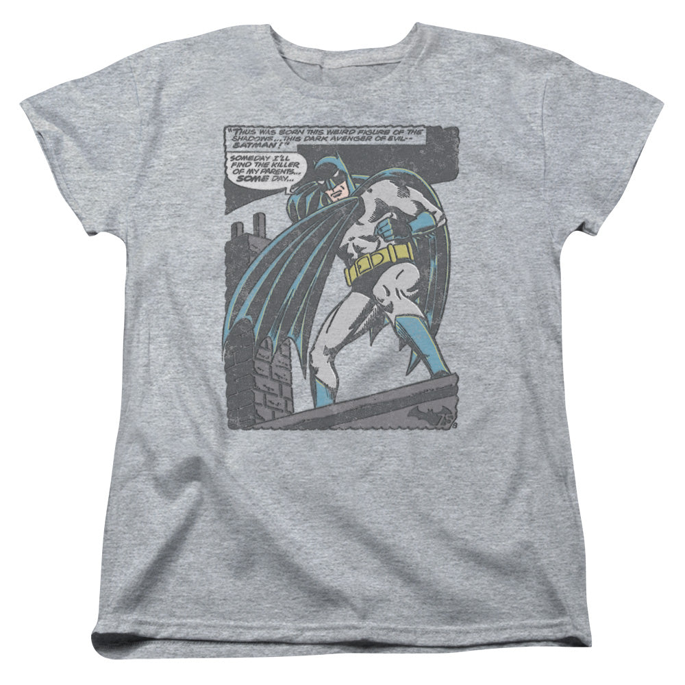 Batman Comics Bat Origins Women's 18/1 Cotton Short-Sleeve T-Shirt