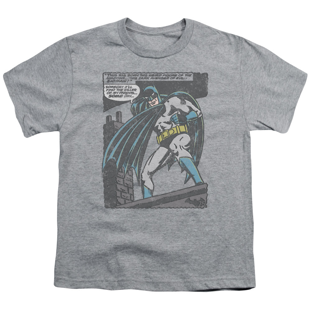 Batman Comics Bat Origins Youth 18/1 100% Cotton Short-Sleeve T-Shirt