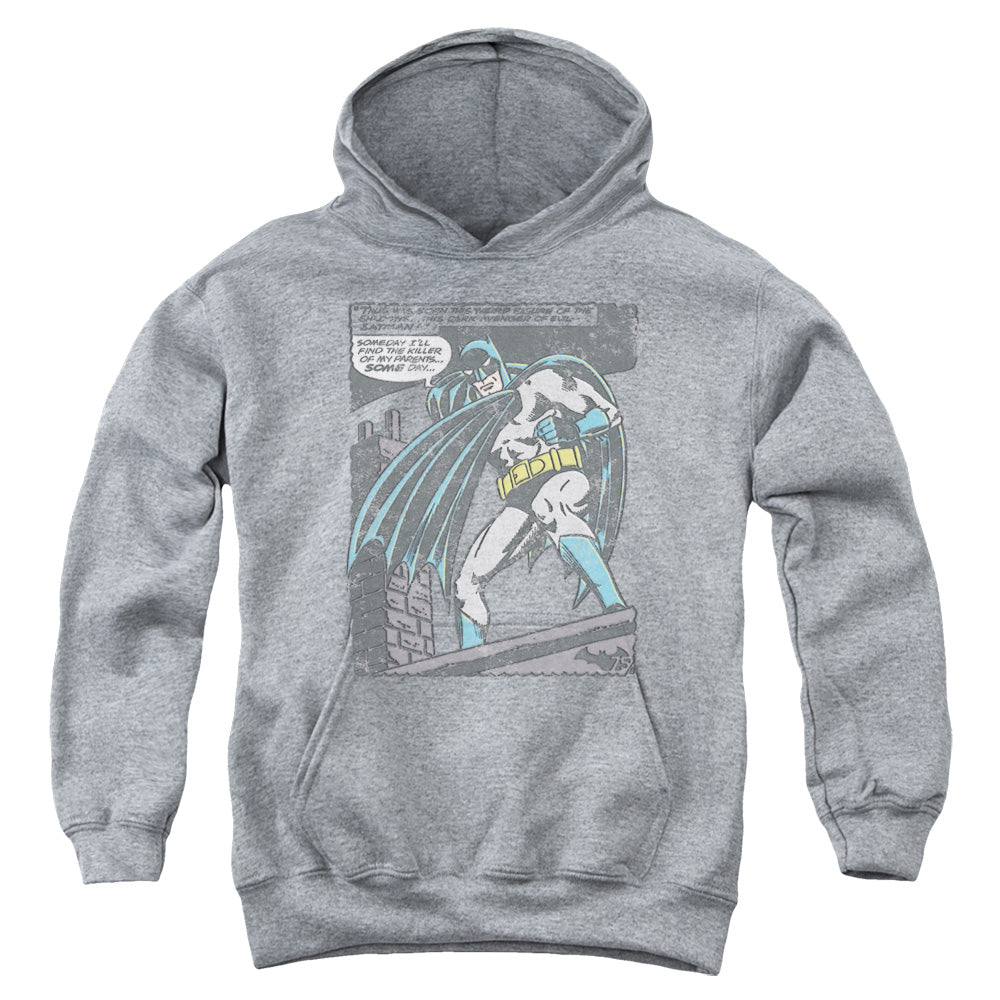 Batman Comics Bat Origins Youth Cotton Poly Pull-Over Hoodie
