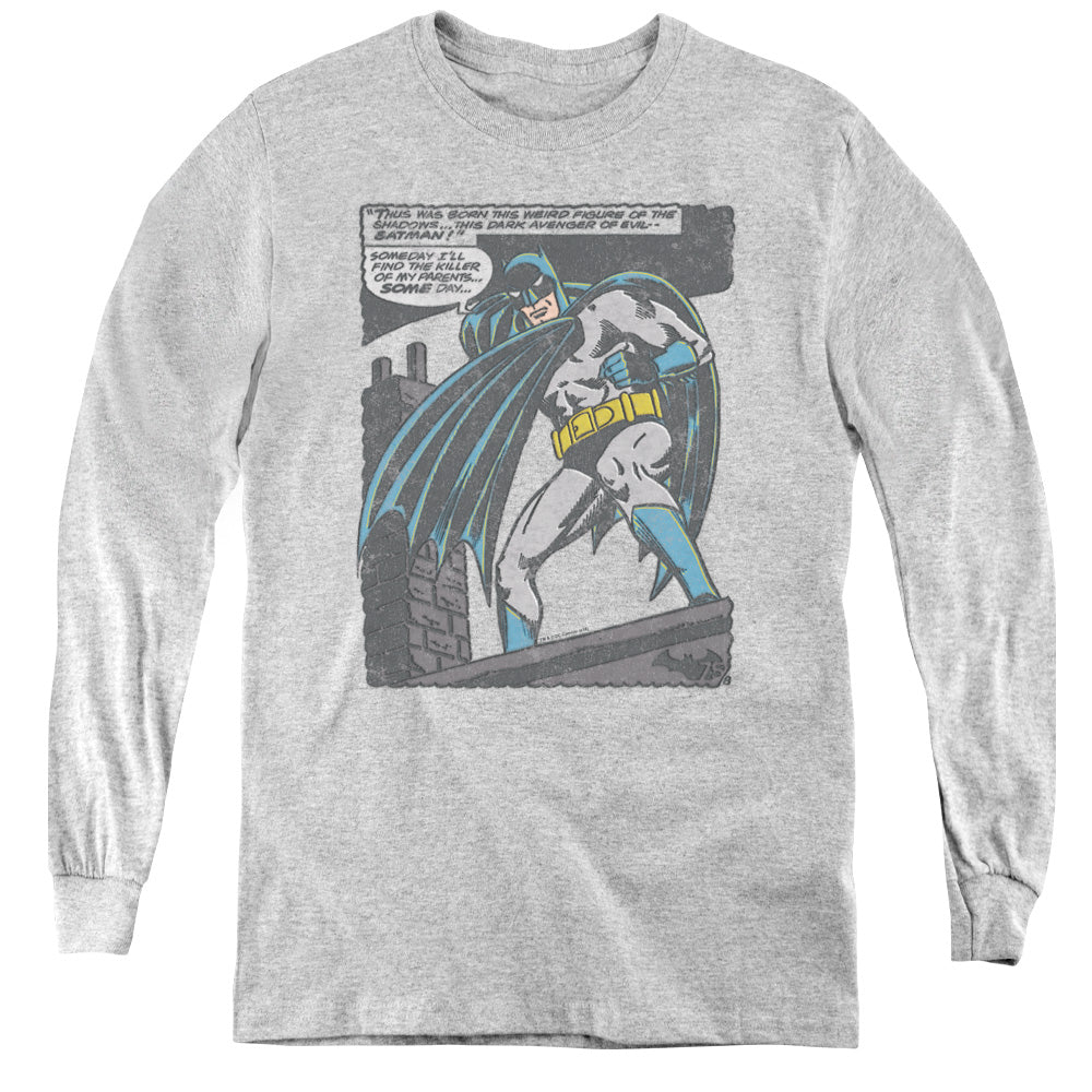 Batman Comics Bat Origins Youth Long-Sleeve T-Shirt