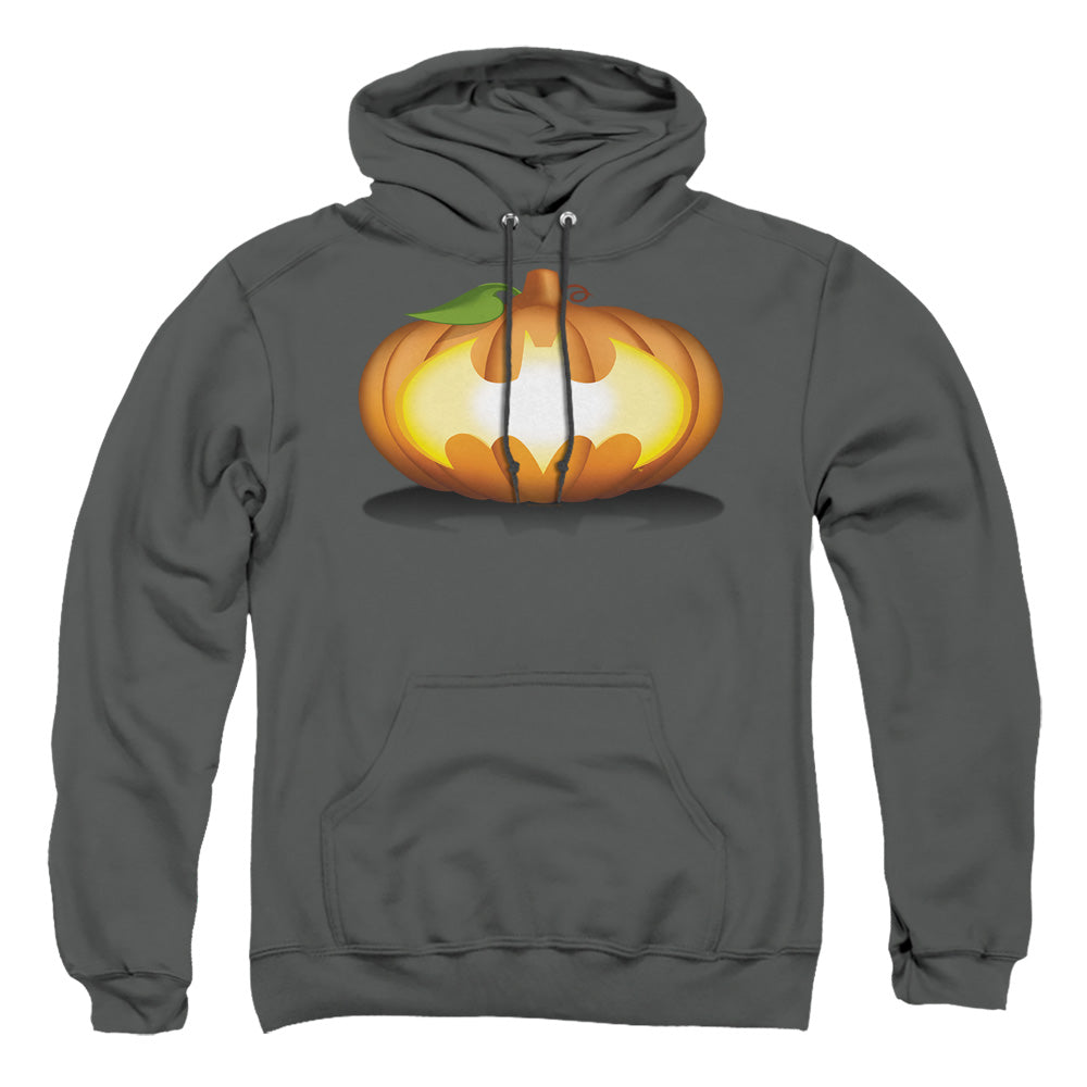 Batman Comics Bat Pumpkin Logo Men's Pull-Over 75 25 Poly Hoodie