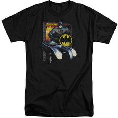 Batman Comics Bat Racing Men's 18/1 Tall Cotton Short-Sleeve T-Shirt