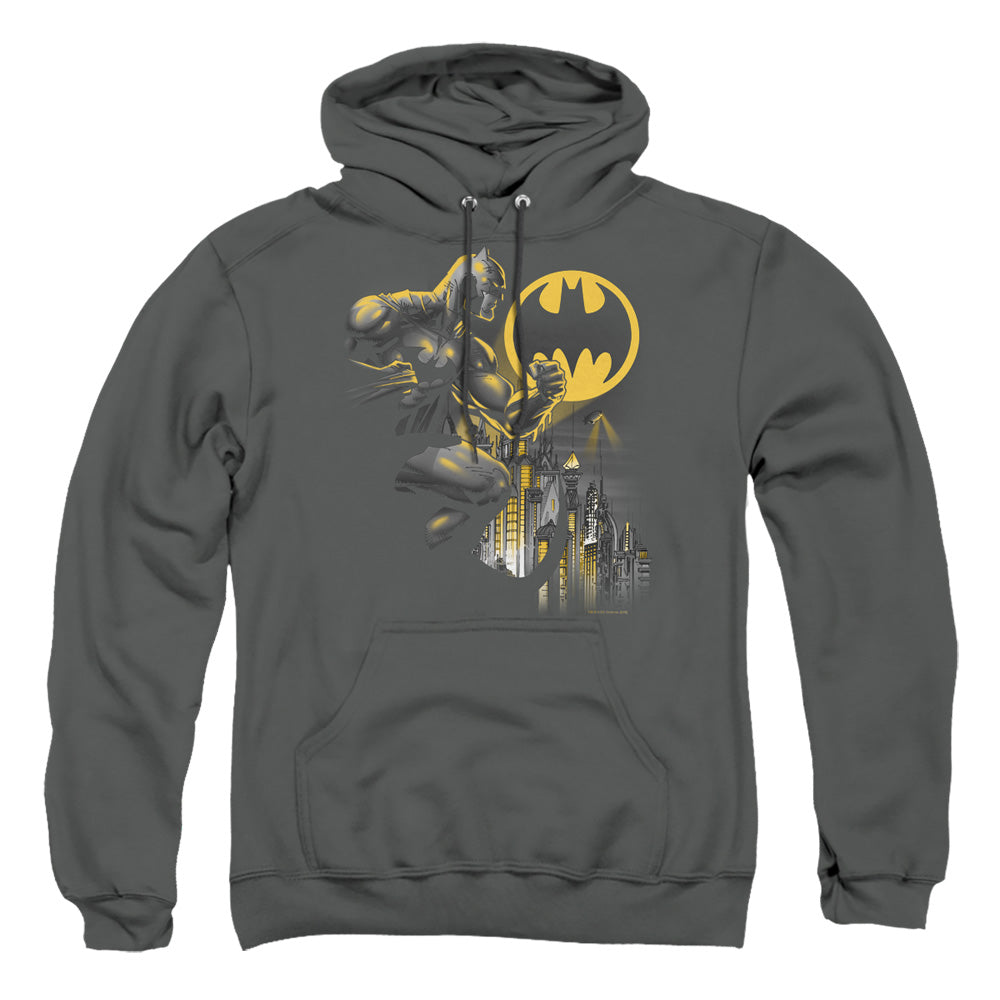 Batman Comics Bat Signal Men's Pull-Over 75 25 Poly Hoodie