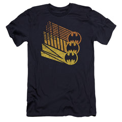 Batman Comics Bat Signal Shapes Men's Ultra-Soft 30/1 Cotton Slim Short-Sleeve T-Shirt