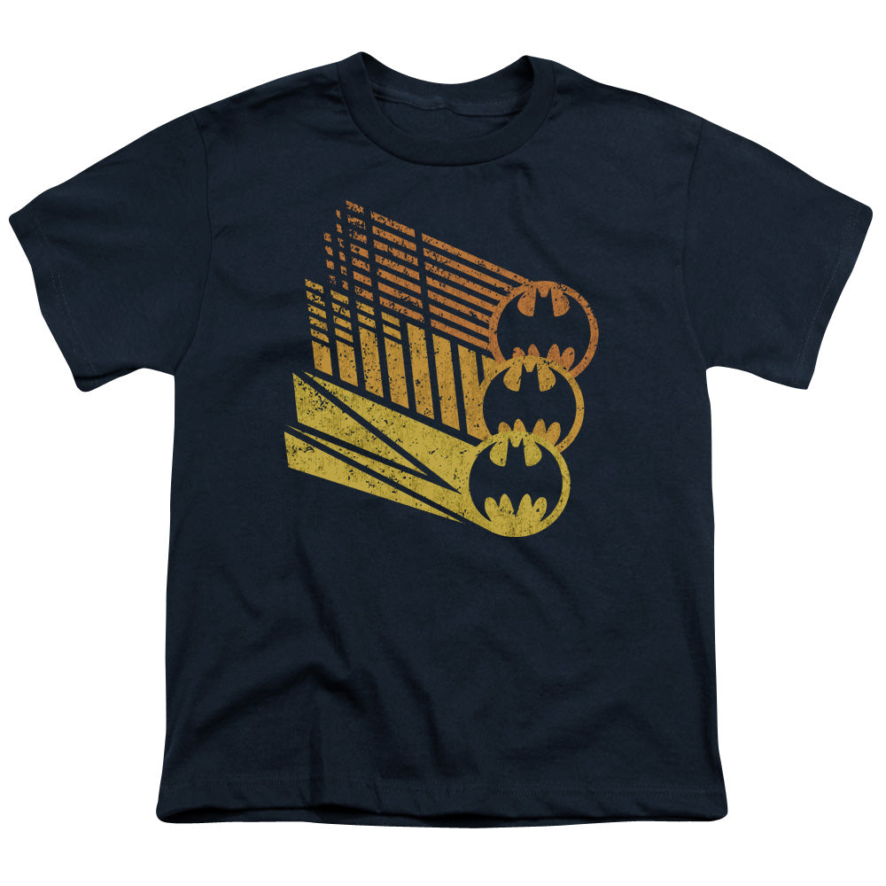 Batman Comics Bat Signal Shapes Youth 18/1 100% Cotton Short-Sleeve T-Shirt