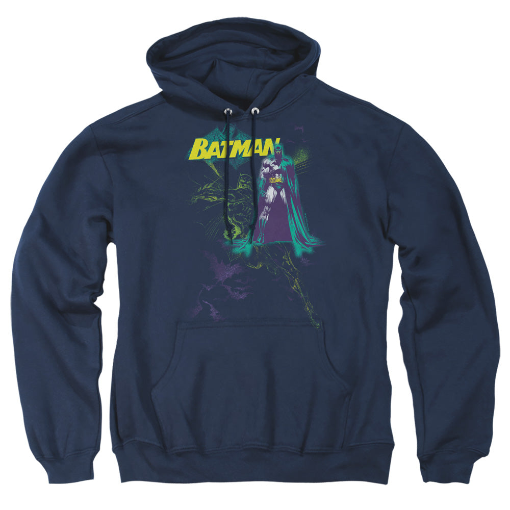 Batman Comics Bat Spray Men's Pull-Over 75 25 Poly Hoodie