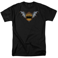 Batman Comics Bat Wings Logo Men's 18/1 Cotton Short-Sleeve T-Shirt