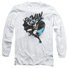 Batman Comics Batarang Throw Men's 18/1 Cotton Long-Sleeve T-Shirt