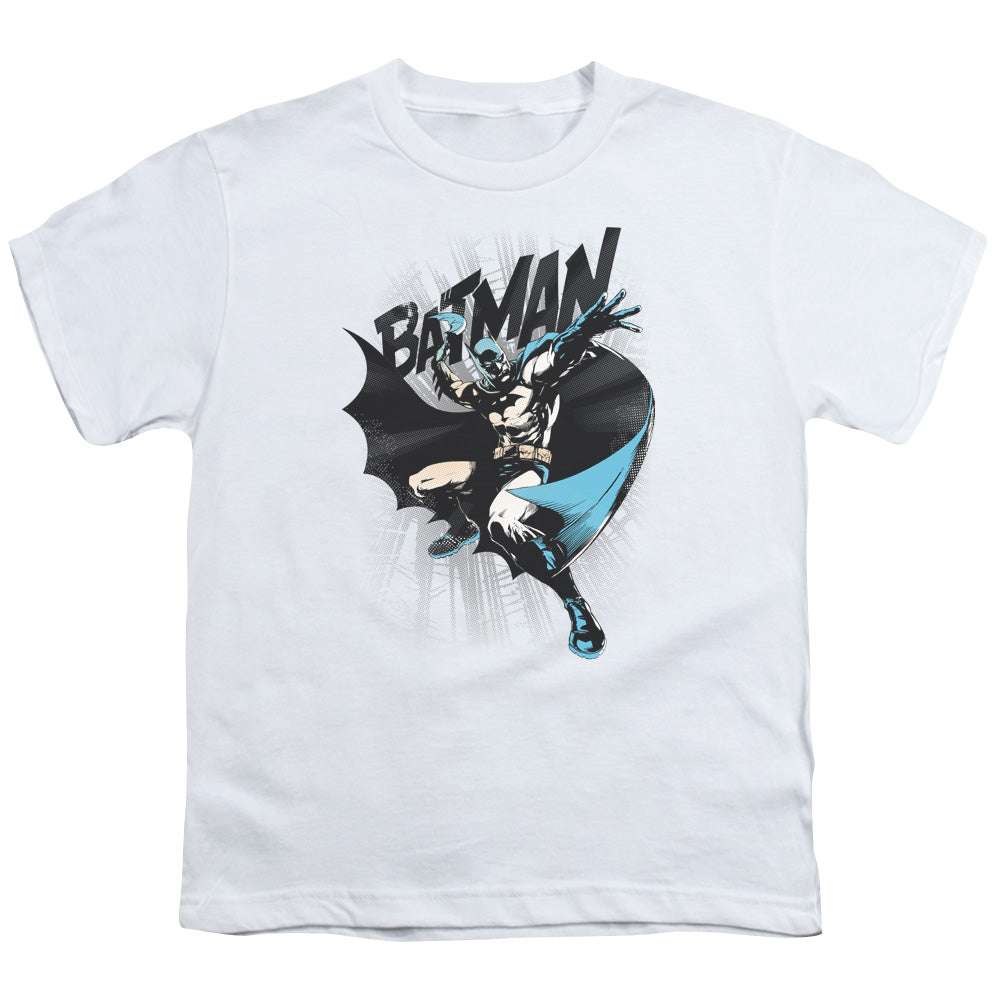 Batman Comics Batarang Throw Youth 18/1 100% Cotton Short-Sleeve T-Shirt
