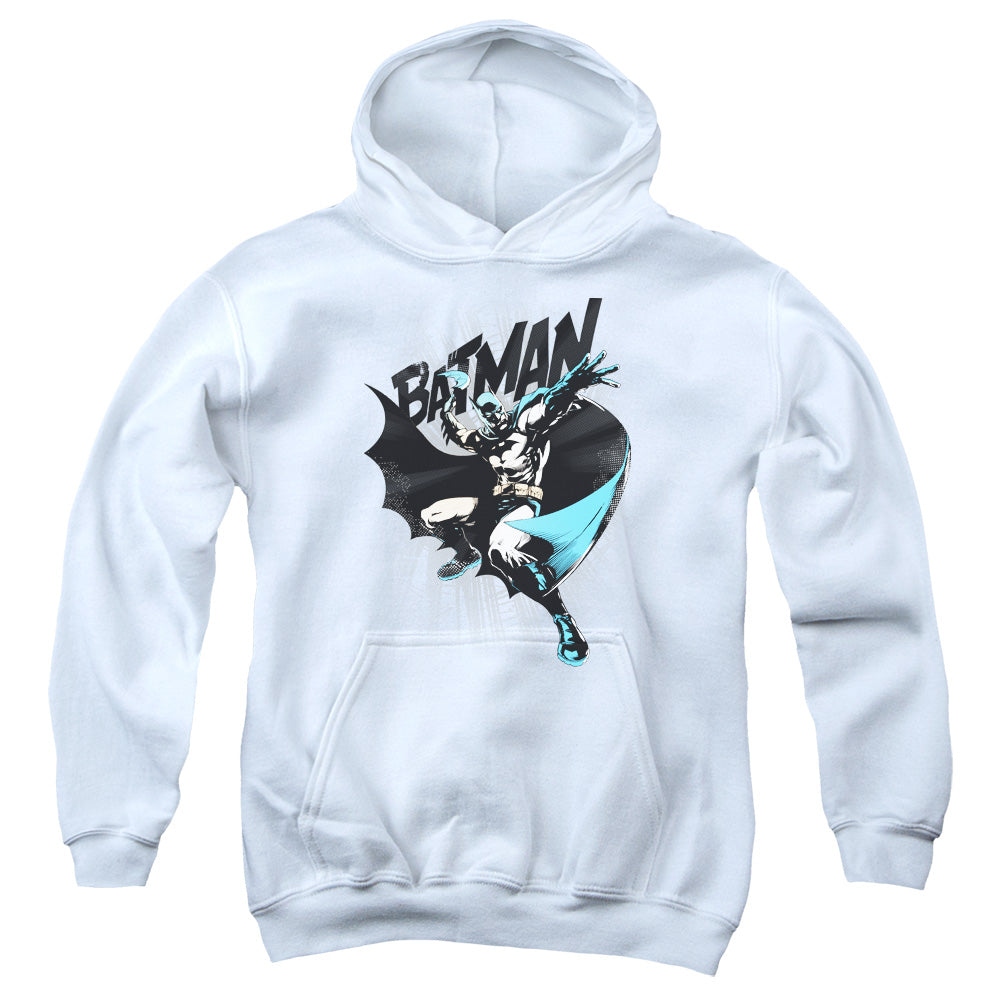 Batman Comics Batarang Throw Youth Cotton Poly Pull-Over Hoodie