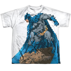 Batman Comics Batbit Youth Regular Fit Poly Short-Sleeve T-Shirt