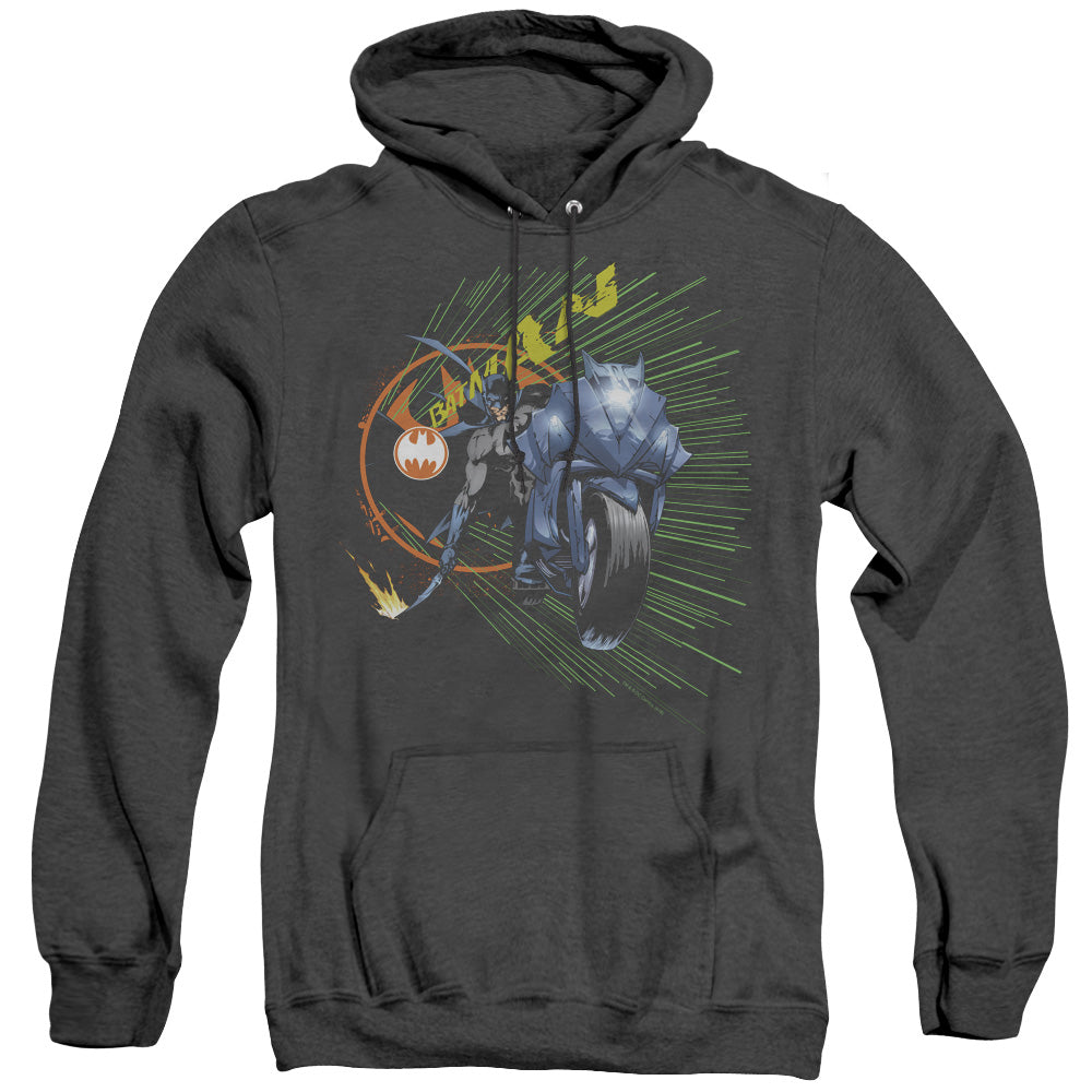 Batman Comics Batcycle Men's Pull-Over Hoodie