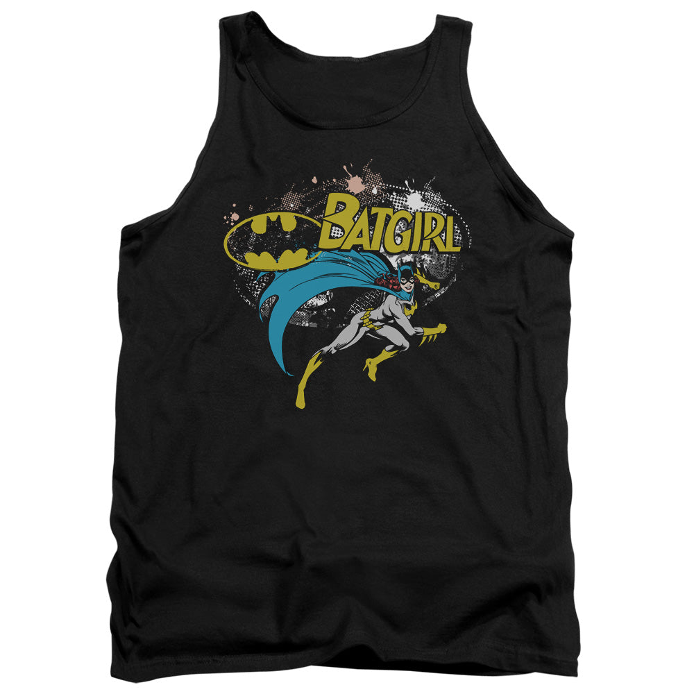 Batman Comics Batgirl Halftone Men's 18/1 Cotton Tank Top