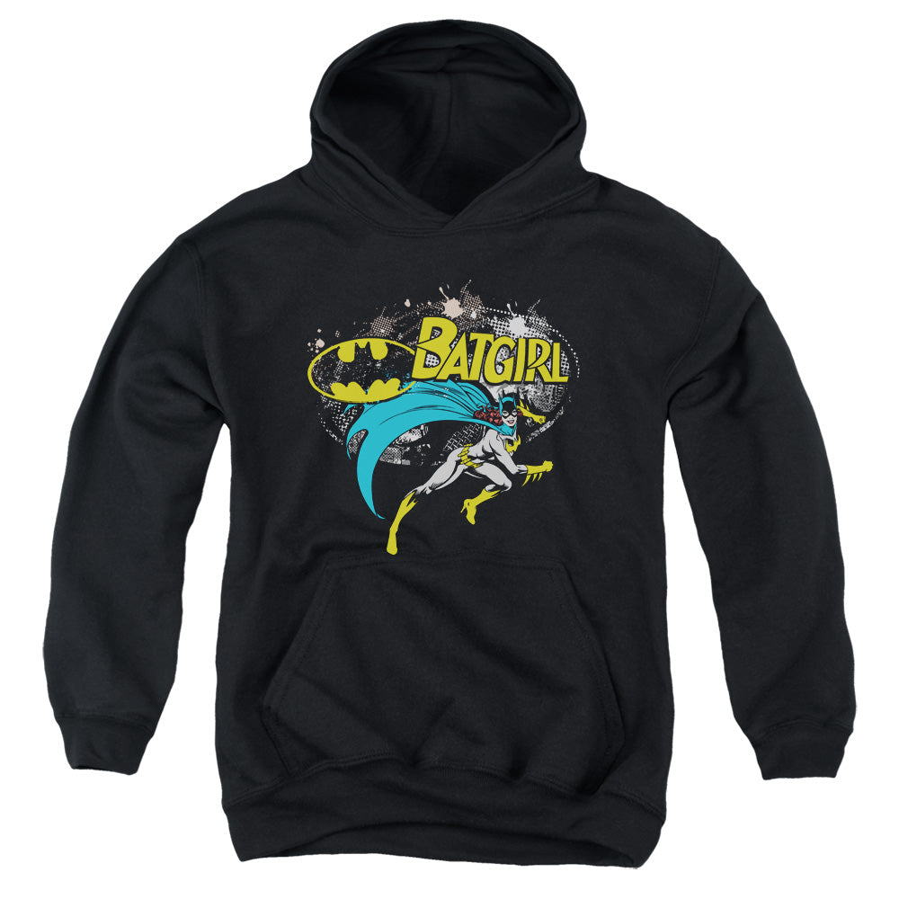Batman Comics Batgirl Halftone Youth Cotton Poly Pull-Over Hoodie