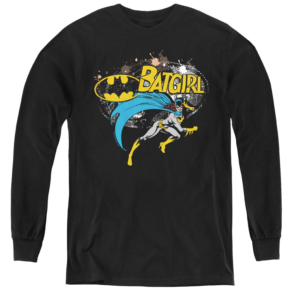 Batman Comics Batgirl Halftone Youth Long-Sleeve T-Shirt