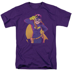 Batman Comics Batgirl Moves Men's 18/1 Cotton Short-Sleeve T-Shirt