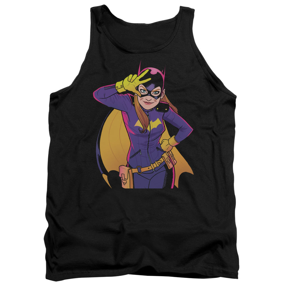 Batman Comics Batgirl Moves Men's 18/1 Cotton Tank Top