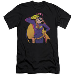 Batman Comics Batgirl Moves Men's Ultra-Soft 30/1 Cotton Slim Short-Sleeve T-Shirt