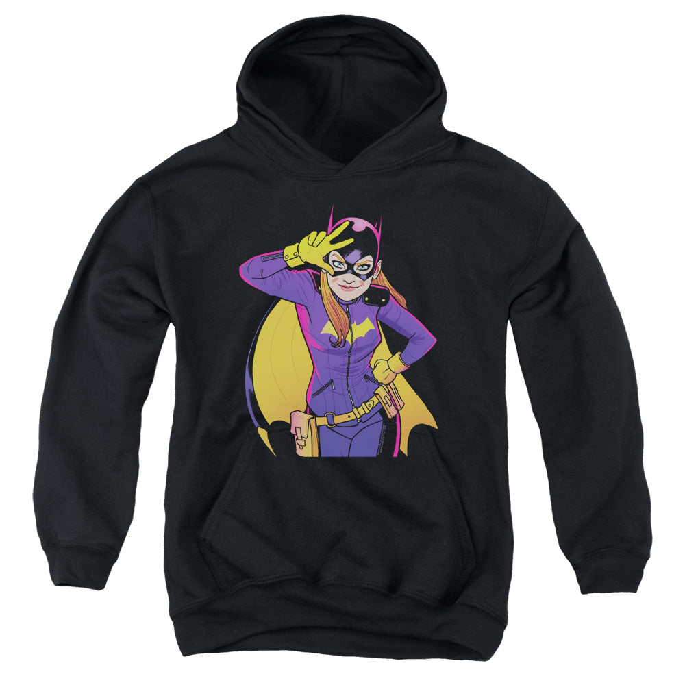 Batman Comics Batgirl Moves Youth Cotton Poly Pull-Over Hoodie