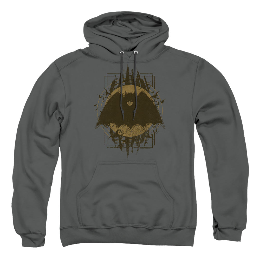 Batman Comics Batman Crest Men's Pull-Over 75 25 Poly Hoodie