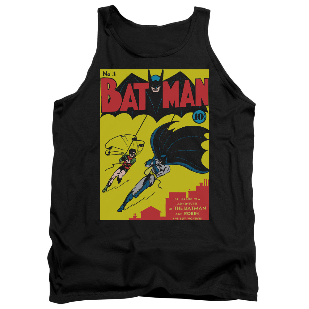 Batman Comics Batman First Men's 18/1 Cotton Tank Top