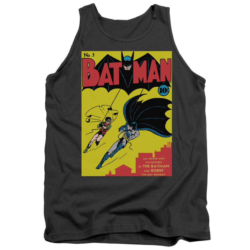 Batman Comics Batman First Men's 18/1 Cotton Tank Top