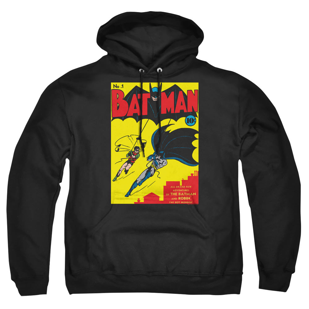 Batman Comics Batman First Men's Pull-Over 75 25 Poly Hoodie