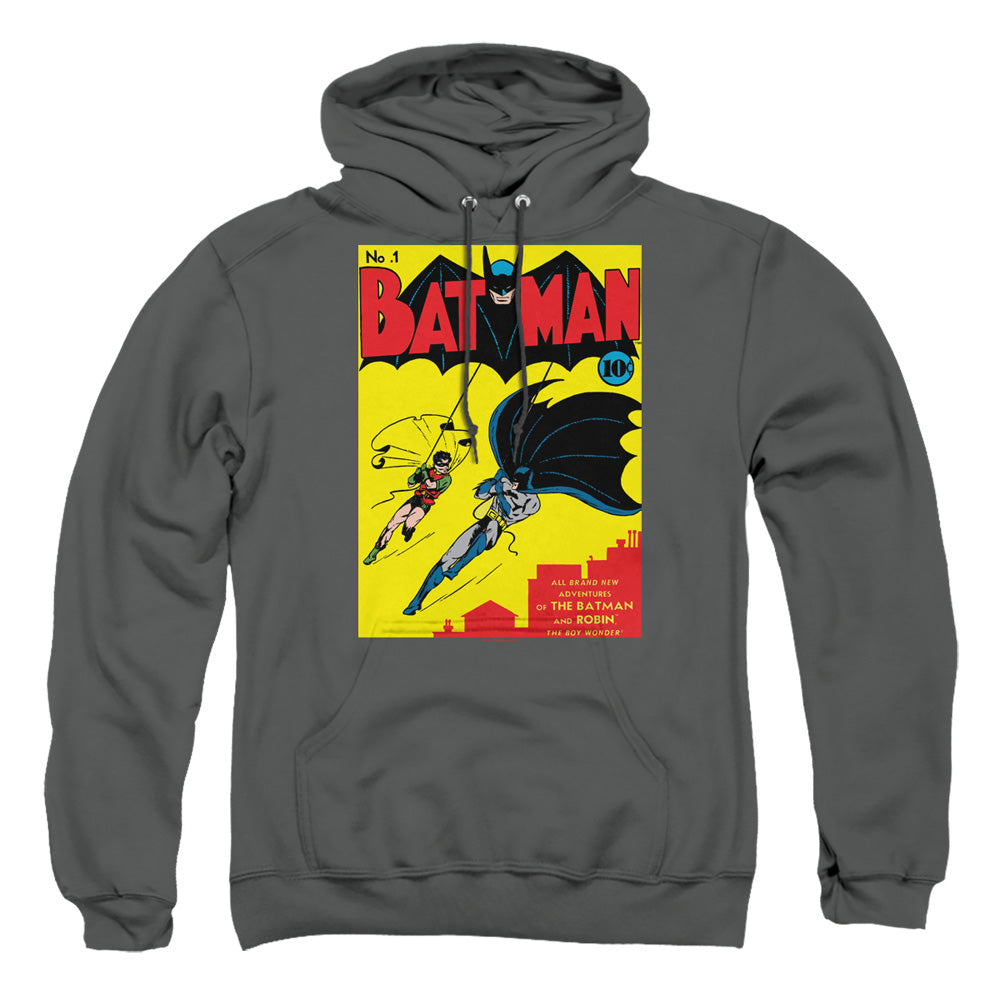 Batman Comics Batman First Men's Pull-Over 75 25 Poly Hoodie