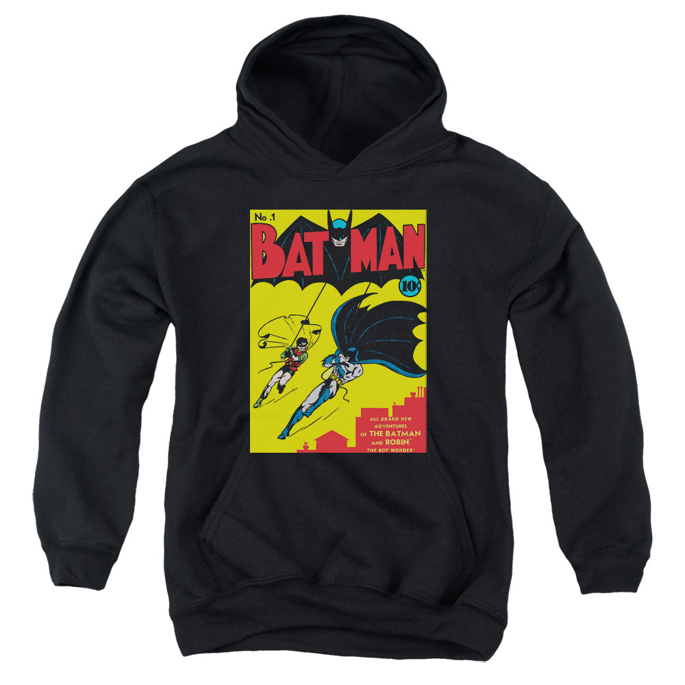 Batman Comics Batman First Youth Cotton Poly Pull-Over Hoodie