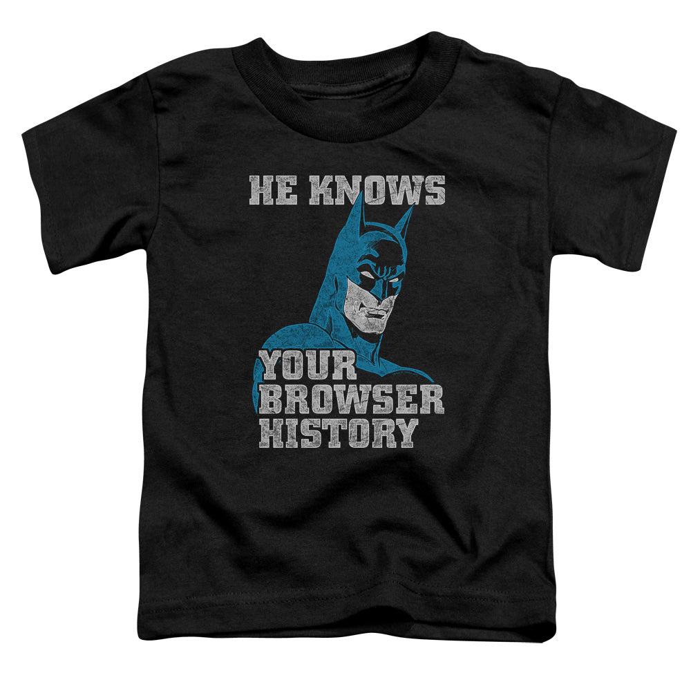 Batman Comics Batman Knows Toddler 18/1 Cotton Short-Sleeve T-Shirt