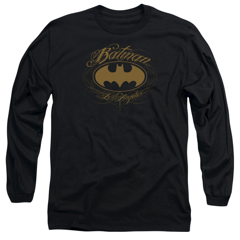 Batman Comics Batman La Men's 18/1 Cotton Long-Sleeve T-Shirt