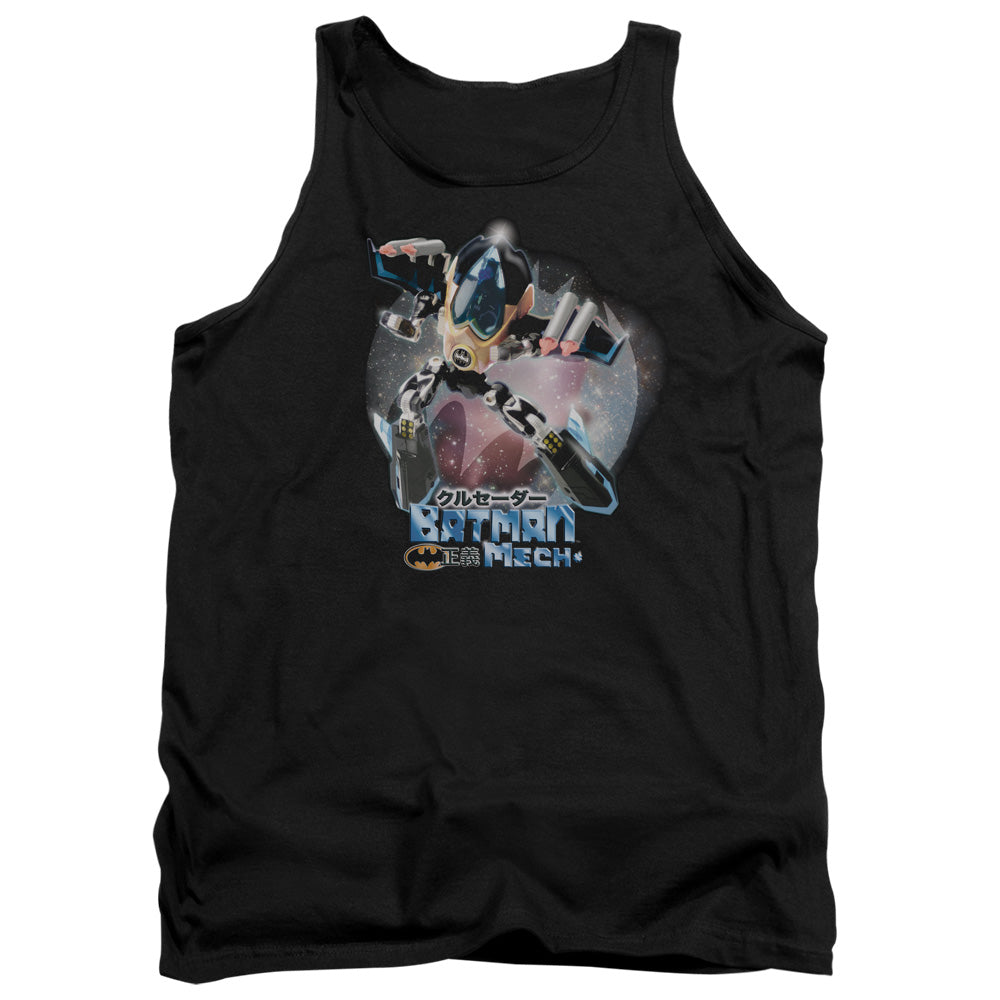 Batman Comics Batman Mech Men's 18/1 Cotton Tank Top