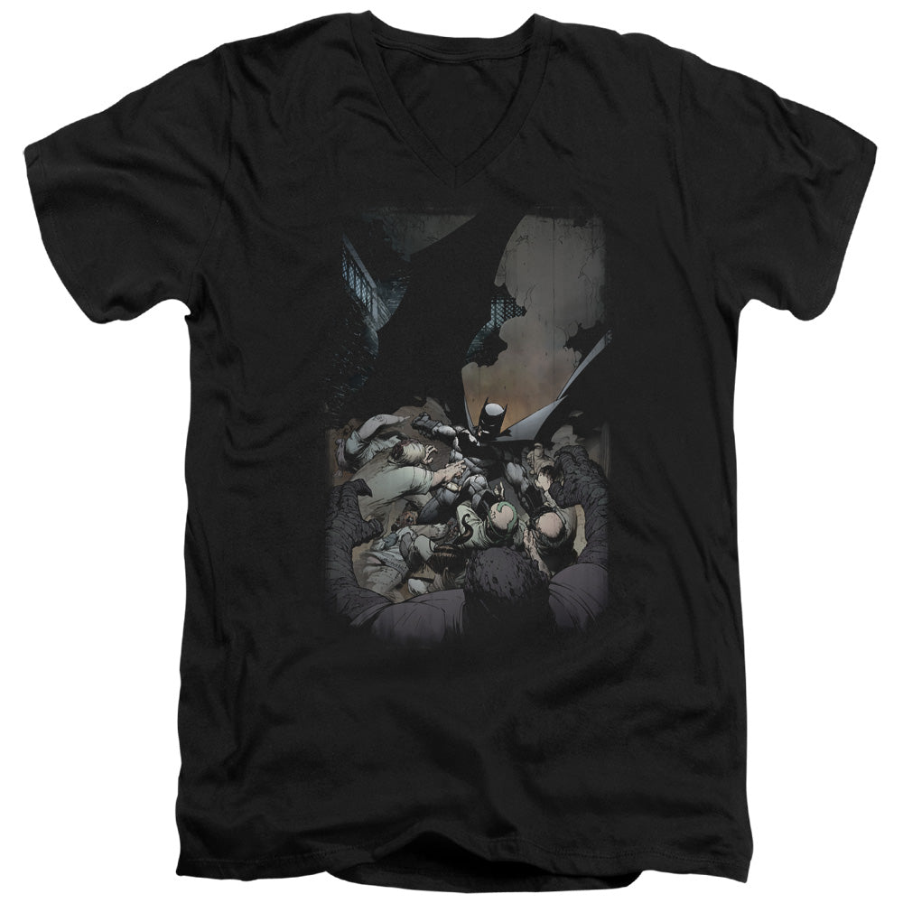 Batman Comics Batman #1 Men's 30/1 Cotton Slim V-Neck T-Shirt