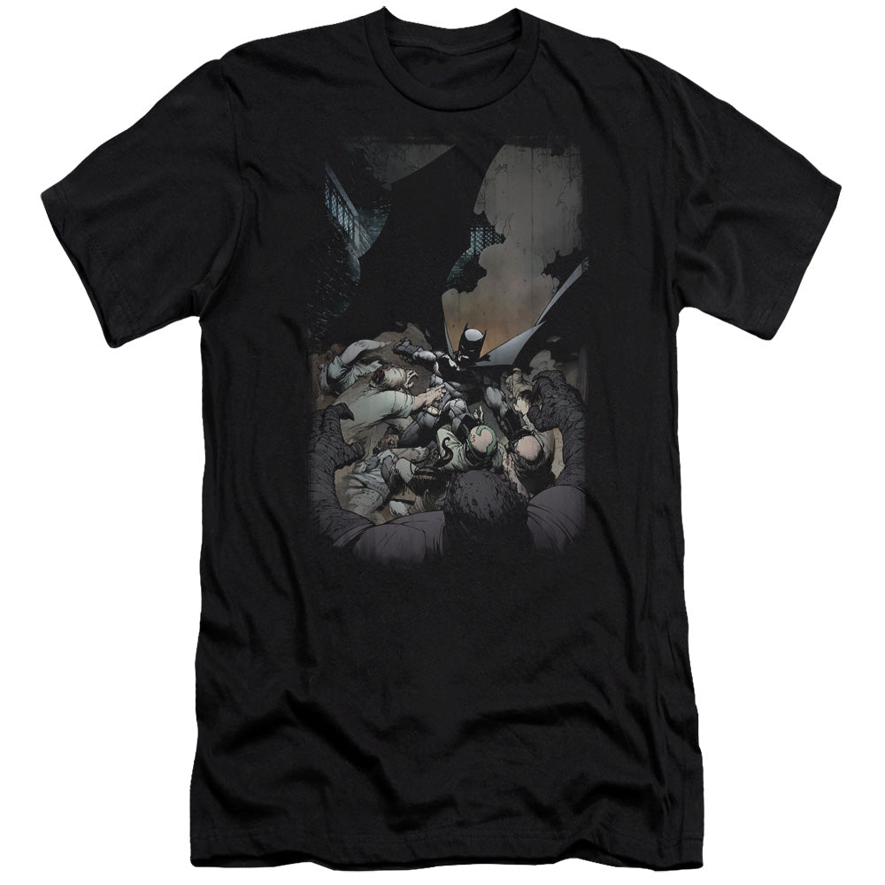 Batman Comics Batman #1 Men's Ultra-Soft 30/1 Cotton Slim Short-Sleeve T-Shirt
