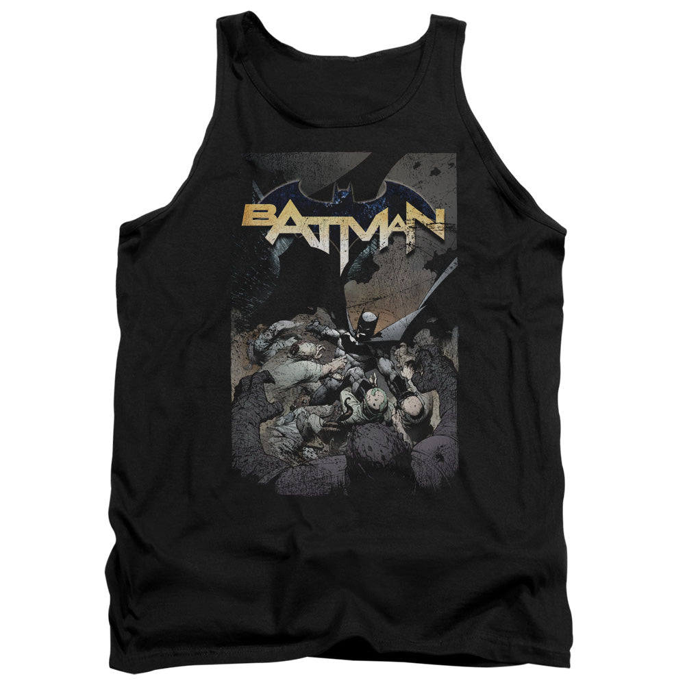 Batman Comics Batman One Men's 18/1 Cotton Tank Top