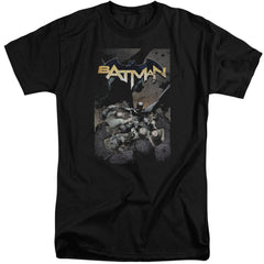 Batman Comics Batman One Men's 18/1 Tall Cotton Short-Sleeve T-Shirt